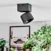 Narel Lampa sufitowa, Spot sufitowy LED Czarny, 1-punktowy