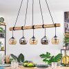 Koyoto Lampa wisząca, Kula świetlna, Lampa wisząca Ecru, Czarny, 5-punktowe