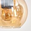 Koyoto Lampa wisząca, Kula świetlna, Lampa wisząca Ecru, Czarny, 5-punktowe