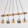 Koyoto Lampa wisząca, Kula świetlna, Lampa wisząca Ecru, Czarny, 5-punktowe
