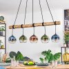 Koyoto Lampa wisząca, Kula świetlna, Lampa wisząca Ecru, Czarny, 5-punktowe