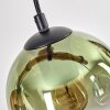 Koyoto Lampa wisząca, Kula świetlna, Lampa wisząca Ecru, Czarny, 5-punktowe