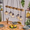 Koyoto lampa wisząca, kula świetlna, lampa wisząca kolory naturalne, czarny, 5-punktowe