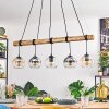 Koyoto lampa wisząca, kula świetlna, lampa wisząca kolory naturalne, czarny, 5-punktowe