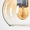 Koyoto lampa wisząca, kula świetlna, lampa wisząca kolory naturalne, czarny, 5-punktowe