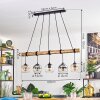 Koyoto lampa wisząca, kula świetlna, lampa wisząca kolory naturalne, czarny, 5-punktowe