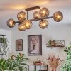 Ripoll Lampa sufitowa, Kula świetlna Przydymiony, 8-punktowe