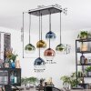 Koyoto Lampa wisząca, Kula świetlna, Lampa wisząca Niebeieski, Złoty, Zielony, Przezroczysty, W kolorze miedzi, 6-punktowe Koyoto Lampa wisząca, Kula świetlna, Lampa wisząca Niebeieski, Złoty, Zielony, Przezroczysty, W kolorze miedzi, 6-punktowe