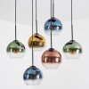 Koyoto Lampa wisząca, Kula świetlna, Lampa wisząca Niebeieski, Złoty, Zielony, Przezroczysty, W kolorze miedzi, 6-punktowe Koyoto Lampa wisząca, Kula świetlna, Lampa wisząca Niebeieski, Złoty, Zielony, Przezroczysty, W kolorze miedzi, 6-punktowe