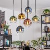 Koyoto Lampa wisząca, Kula świetlna, Lampa wisząca Niebeieski, Złoty, Zielony, Przezroczysty, W kolorze miedzi, 6-punktowe Koyoto Lampa wisząca, Kula świetlna, Lampa wisząca Niebeieski, Złoty, Zielony, Przezroczysty, W kolorze miedzi, 6-punktowe