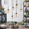 Koyoto lampa wisząca, kula świetlna, lampa wisząca bursztynowy, przezroczysty, 6-punktowe