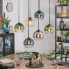 Koyoto Lampa wisząca, Kula świetlna, Lampa wisząca W kolorze bursztynu, Niebeieski, Zielony, Przezroczysty, Przydymiony, 6-punktowe