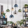 Koyoto Lampa wisząca, Kula świetlna, Lampa wisząca W kolorze bursztynu, Niebeieski, Zielony, Przezroczysty, Przydymiony, 6-punktowe