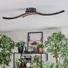 Arlan Lampa sufitowa LED Czarny, 1-punktowy