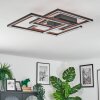 Binor Lampa sufitowa LED Ecru, Czarny, 1-punktowy