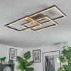 Brilo Lampa sufitowa LED Czarny, 1-punktowy