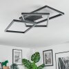 Brilo Lampa sufitowa LED Czarny, 1-punktowy
