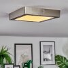 Omaro Lampa sufitowa, Panel LED Nikiel matowy, 1-punktowy, Zmieniacz kolorów