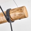 Koyoto lampa wisząca, kula świetlna, lampa wisząca kolory naturalne, czarny, 5-punktowe