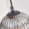 Koyoto lampa wisząca, kula świetlna, lampa wisząca kolory naturalne, czarny, 5-punktowe
