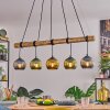 Koyoto Lampa wisząca, Kula świetlna, Lampa wisząca Ecru, Czarny, 5-punktowe