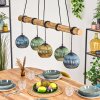 Koyoto Lampa wisząca, Kula świetlna, Lampa wisząca Ecru, Czarny, 5-punktowe