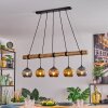 Koyoto lampa wisząca, kula świetlna, lampa wisząca kolory naturalne, czarny, 5-punktowe