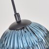 Koyoto lampa wisząca, kula świetlna, lampa wisząca kolory naturalne, czarny, 5-punktowe