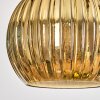 Koyoto lampa wisząca, kula świetlna, lampa wisząca kolory naturalne, czarny, 5-punktowe