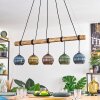 Koyoto Lampa wisząca, Kula świetlna, Lampa wisząca Ecru, Czarny, 5-punktowe