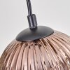 Koyoto Lampa wisząca, Kula świetlna, Lampa wisząca Ecru, Czarny, 5-punktowe