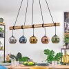 Koyoto lampa wisząca, kula świetlna, lampa wisząca kolory naturalne, czarny, 5-punktowe