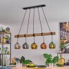 Koyoto lampa wisząca, kula świetlna, lampa wisząca kolory naturalne, czarny, 5-punktowe