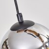 Koyoto lampa wisząca, kula świetlna, lampa wisząca kolory naturalne, czarny, 5-punktowe