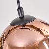 Koyoto Lampa wisząca, Kula świetlna, Lampa wisząca Ecru, Czarny, 5-punktowe