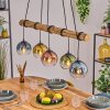 Koyoto lampa wisząca, kula świetlna, lampa wisząca kolory naturalne, czarny, 5-punktowe