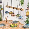 Koyoto lampa wisząca, kula świetlna, lampa wisząca kolory naturalne, czarny, 5-punktowe