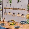 Koyoto lampa wisząca, kula świetlna, lampa wisząca kolory naturalne, czarny, 5-punktowe