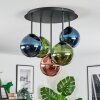 Gastor Lampa sufitowa, Kula świetlna Niebeieski, Zielony, W kolorze miedzi, 5-punktowe
