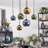 Koyoto Lampa wisząca, Kula świetlna, Lampa wisząca Niebeieski, Złoty, Zielony, 6-punktowe