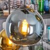 Koyoto Lampa wisząca, Kula świetlna, Lampa wisząca Niebeieski, Złoty, Zielony, 6-punktowe