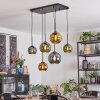 Koyoto Lampa wisząca, Kula świetlna, Lampa wisząca Niebeieski, Złoty, Zielony, 6-punktowe