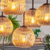 Ripoll lampa sufitowa, kula świetlna bursztynowy, 5-punktowe
