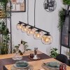 Koyoto lampa wisząca, kula świetlna, lampa wisząca bursztynowy, przezroczysty, 5-punktowe