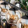 Koyoto lampa wisząca, kula świetlna, lampa wisząca bursztynowy, przezroczysty, 5-punktowe