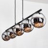 Gastor Lampa wisząca, Kula świetlna, Lampa wisząca Chrom, Przydymiony, 5-punktowe
