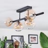 Chehalis lampa sufitowa, kula świetlna bursztynowy, przezroczysty, 5-punktowe