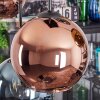 Koyoto lampa wisząca, kula świetlna, lampa wisząca niebeieski, złoty, miedziany, 6-punktowe