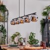 Ripoll Lampa wisząca, Kula świetlna, Lampa wisząca Chrom, Przydymiony, 5-punktowe