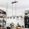 Ripoll Lampa wisząca, Kula świetlna, Lampa wisząca Przezroczysty, Przydymiony, 5-punktowe